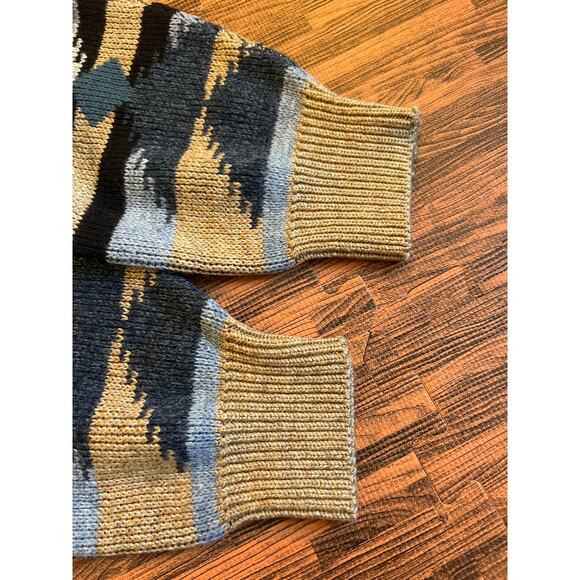 VTG Jantzen Grandpa Sweater Ski Lodge Aztec Geometric Pattern Pullover XL - Picture 8 of 13